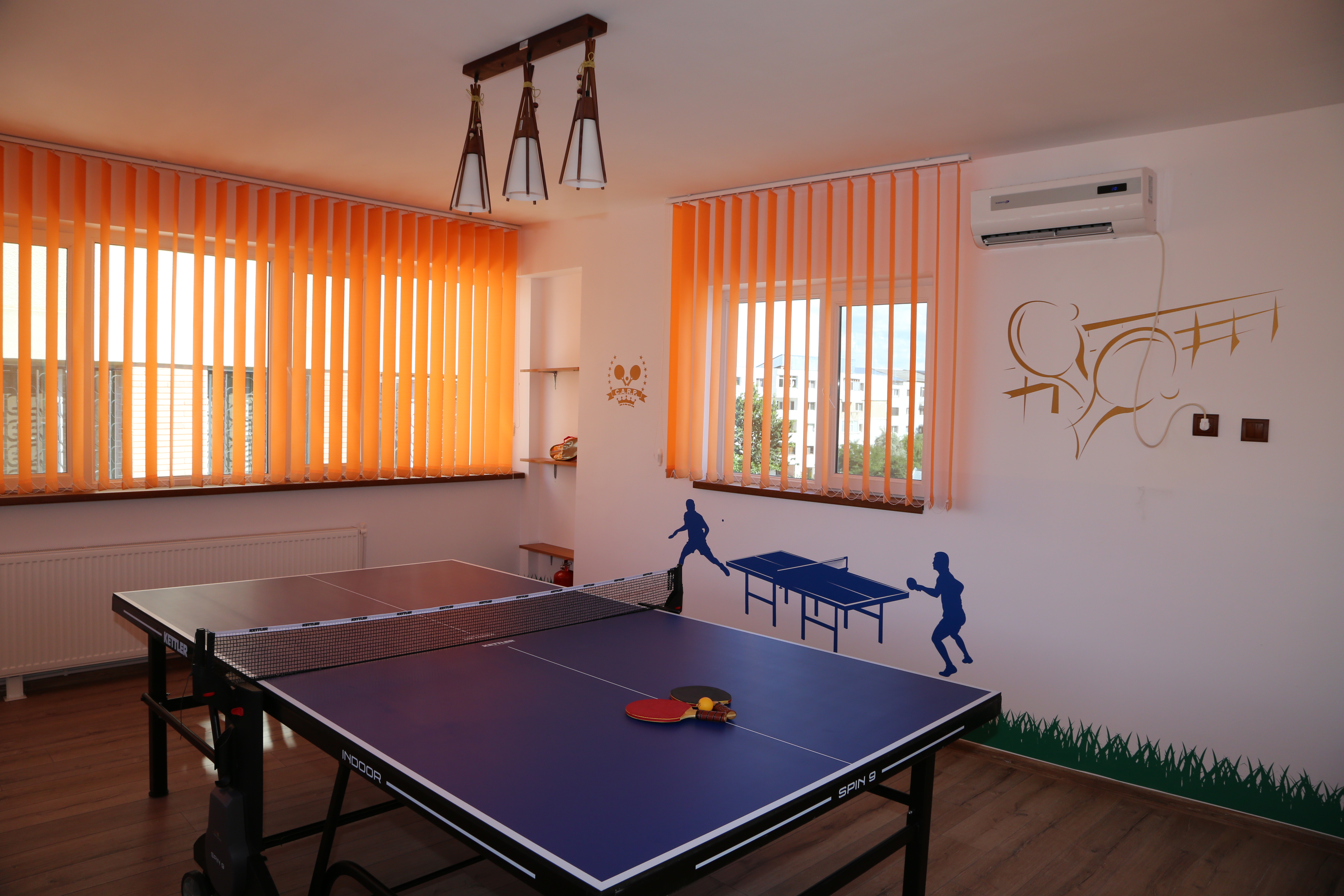 Sala de tenis de masa